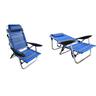 Low Seat Beach Camping Chair Blue Stripe