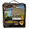 Platinum Shade Sail Platinum Triangle 5M Stone