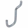 Locking Curved Pegboard Hooks 25mm Zinc Plated