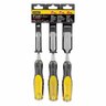 Butt Chisel Set 3 Piece Yellow