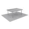 Single Carport L: 5450mm, W:3600mm, H:2100mm Zinc