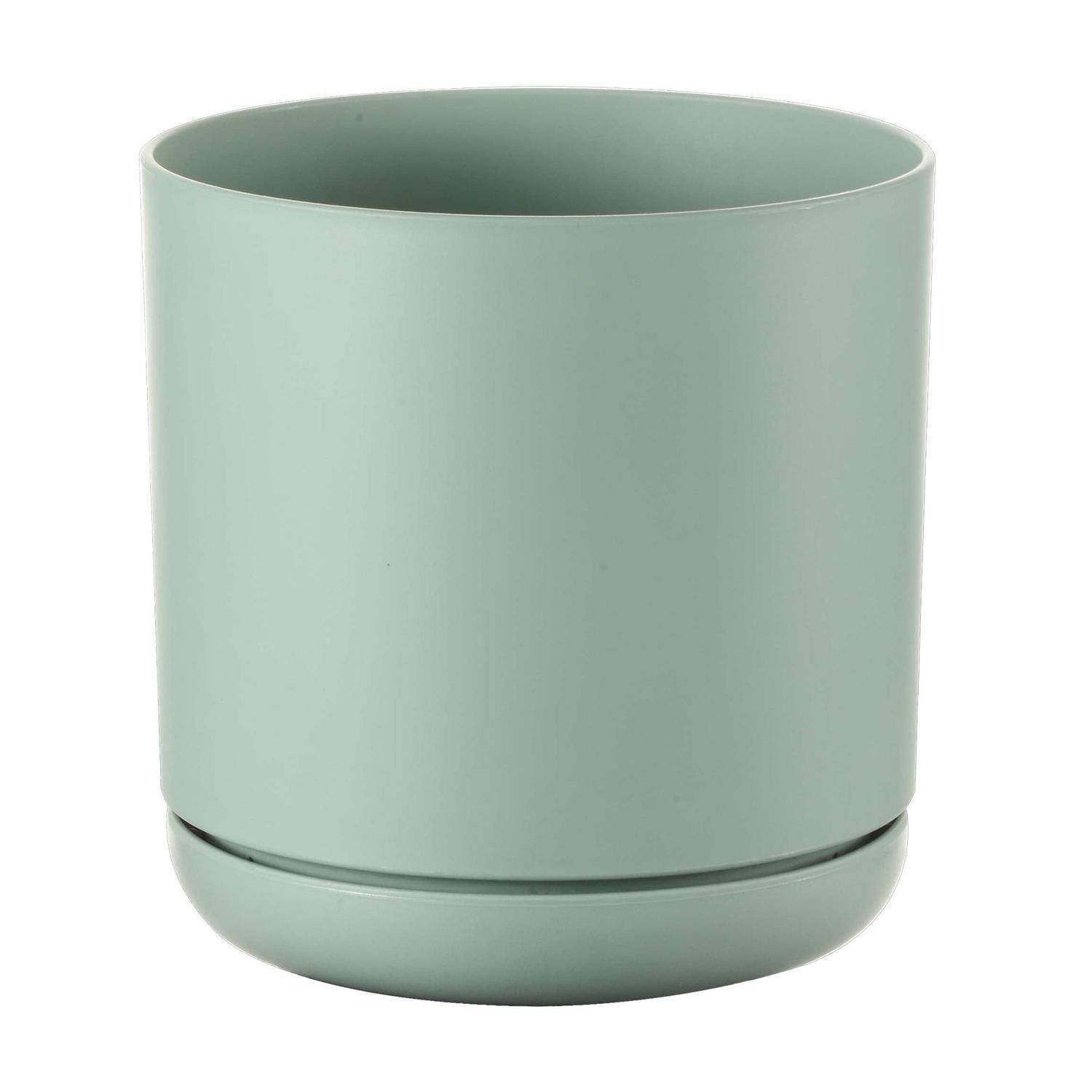Recycled Plastic Cleo Pot 19cm Foam Green  Sea Foam Green