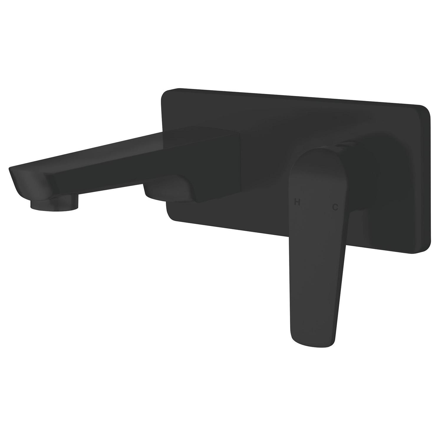 Wall Mounted Basin Mixer Matte Black