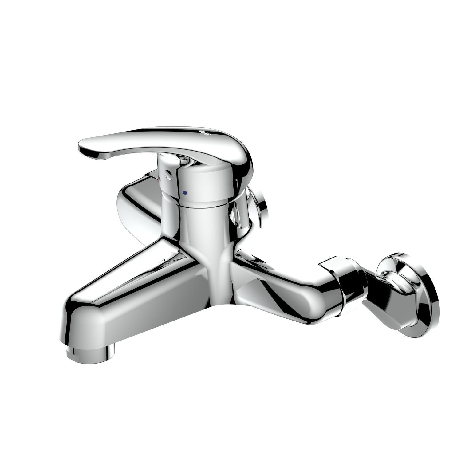 Exposed Bath Faucet  Chrome