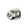 Quest Privacy Knob Set 54mm Hole Prep Satin Stainless Steel Finish