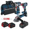 Cordless Brushless 3pc Power Tool Combo Kit 18 volt 8Ah