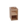 Wall Hung Vanity Open Shelf Cabinet 300mm French Oak