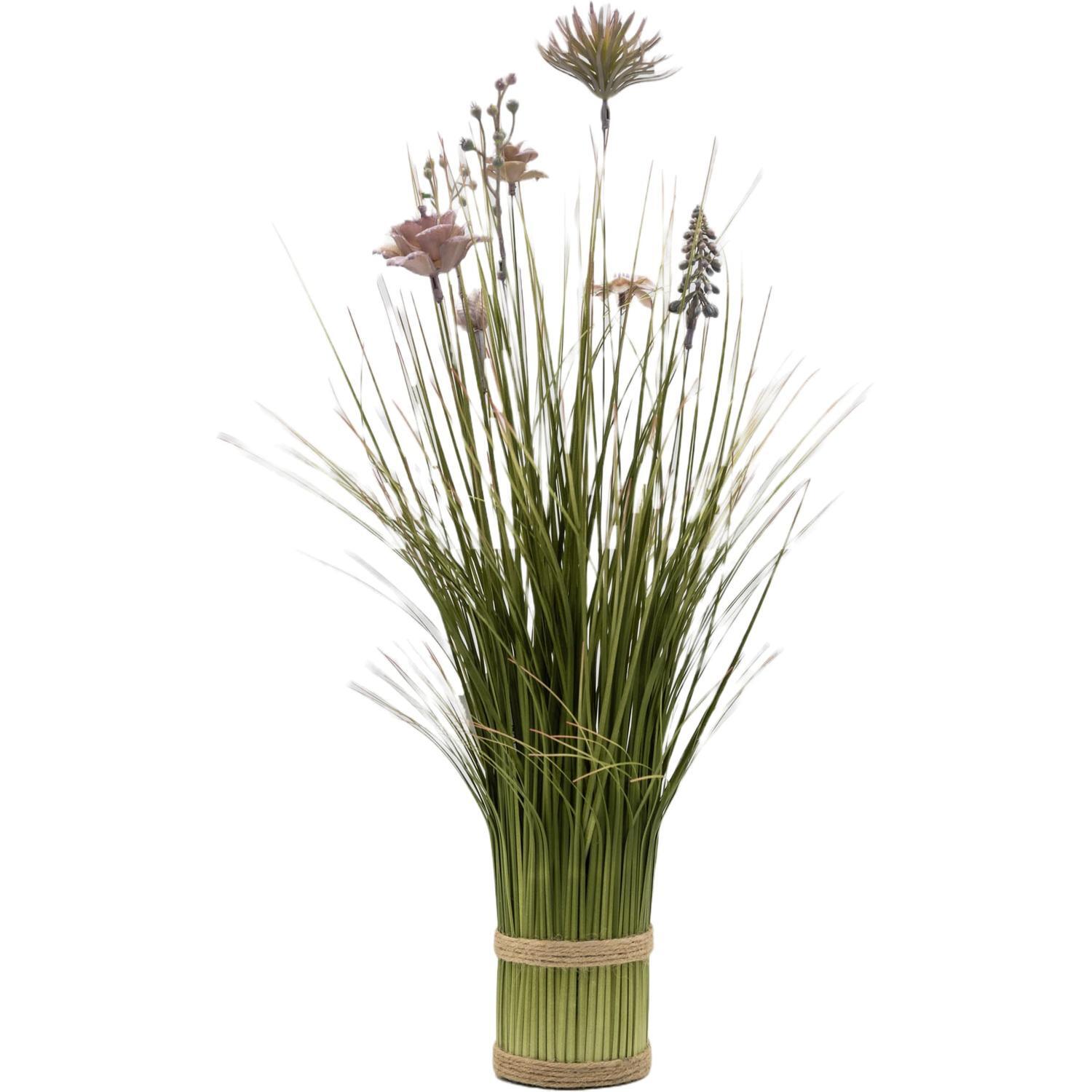 Artificial Glass With Flowers