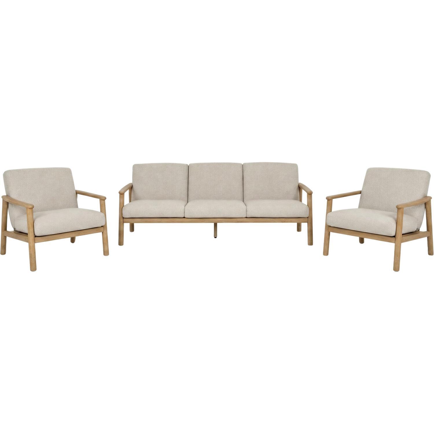Outdoor Lounge Setting 3 Piece