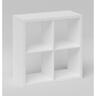 Luxe 2x2 Organiser Cube H: 760 mm, W: 760 mm, D: 340 mm White