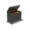 Utility Enclosure D: 850mm W: 2000mm H: 1250mm Ironsand