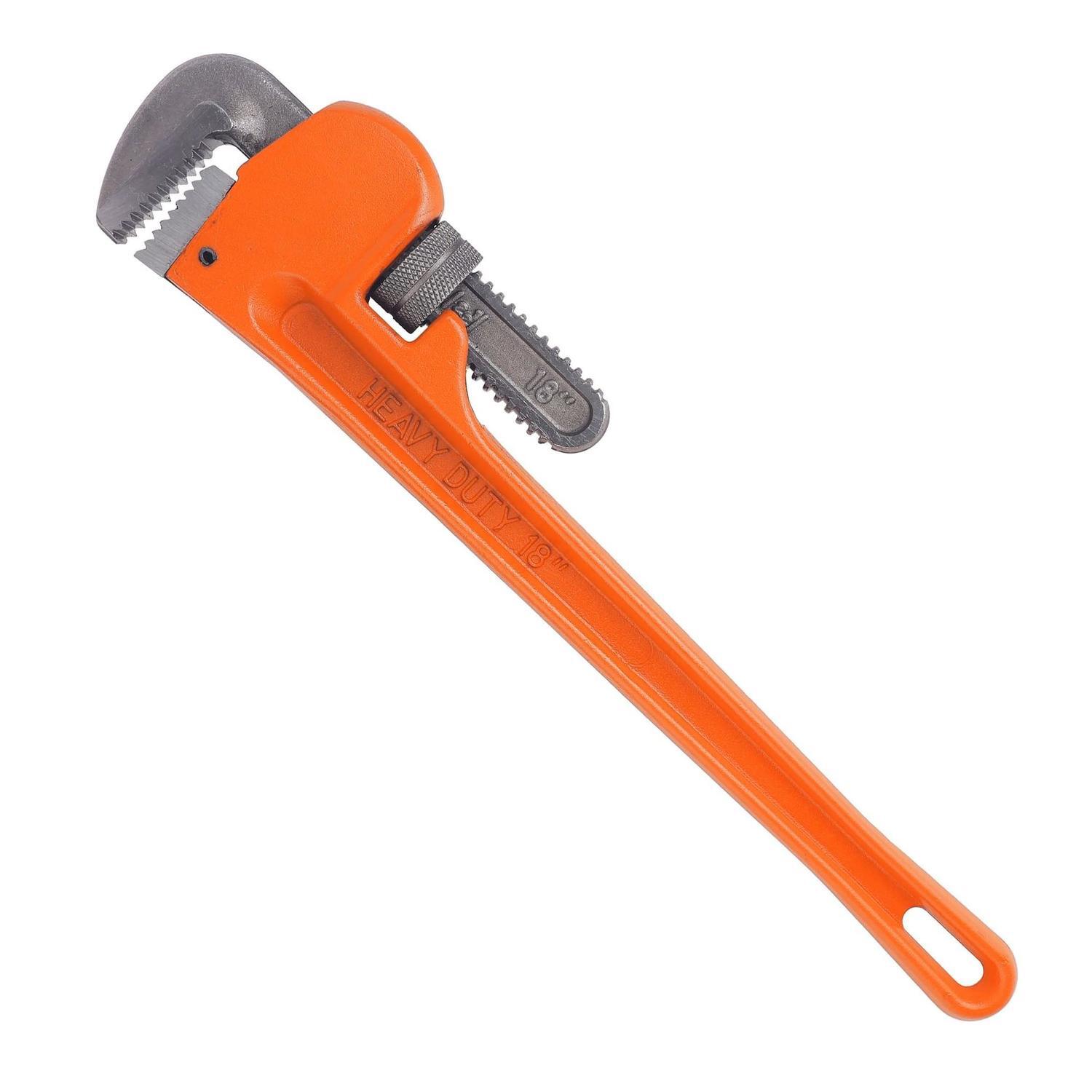 Pipe Wrench 450mm Orange