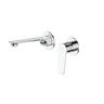 Novona Wall Basin Mixer Chrome