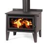 LTD Mega Rad Leg 21kW Wood Fire and Standard Flue Kit