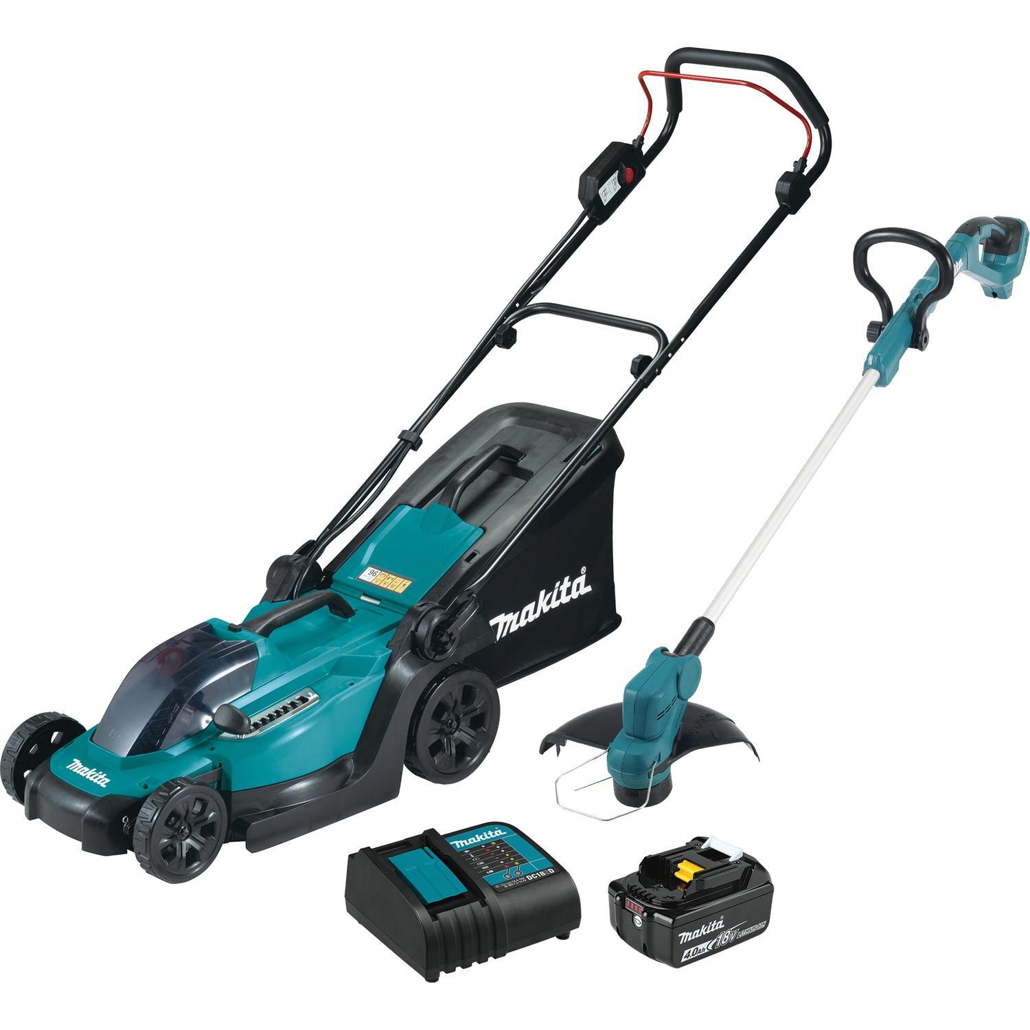 18V 330mm Lawnmower & Line Trimmer Kit 5.0Ah