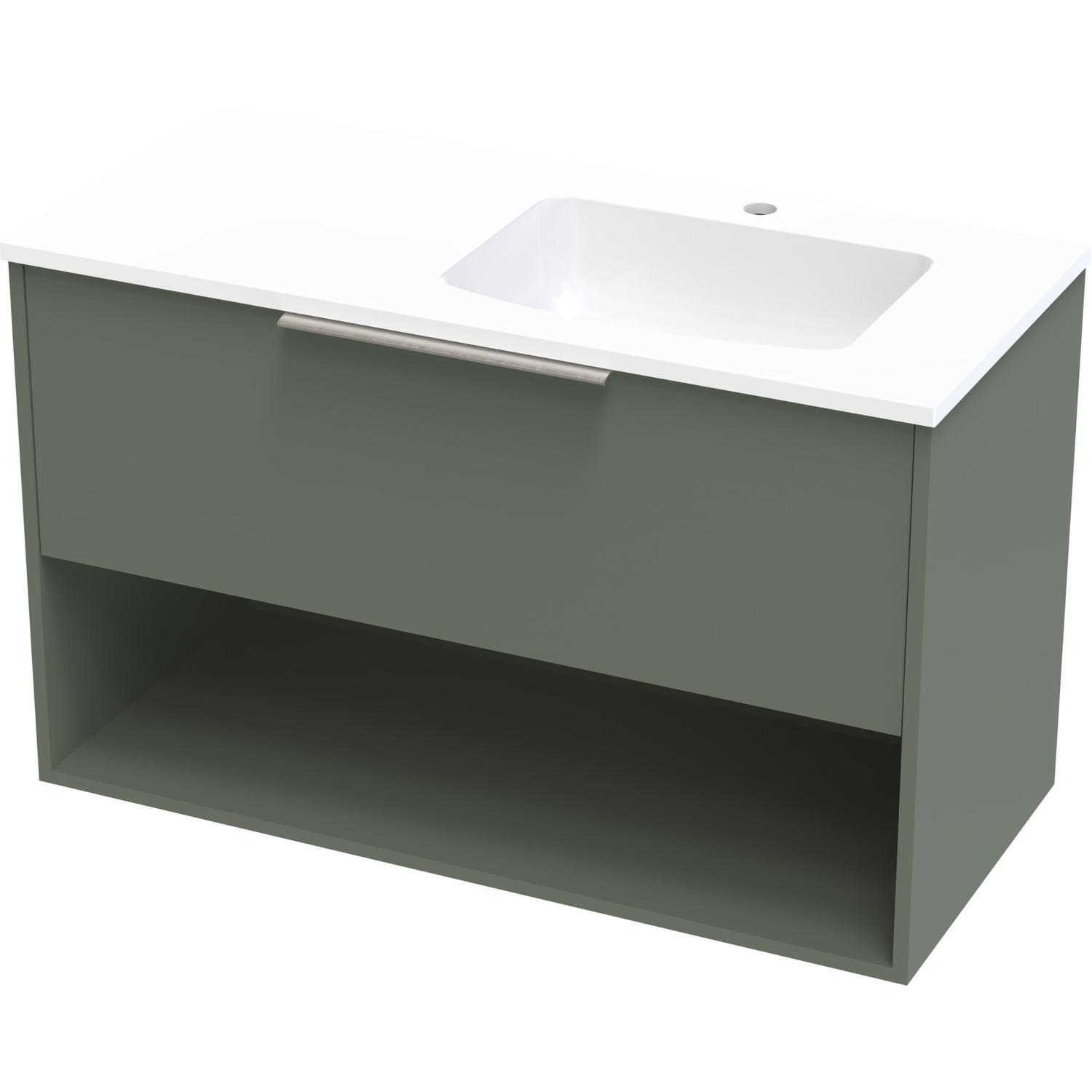 Nikau Grove 1000 Right Hand Bowl Drawer Open Colour