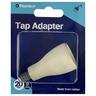 Rubber Tap Adaptor 20mm Cream