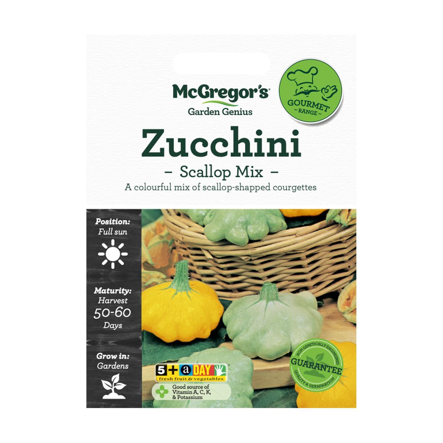 Zucchini Scallop Mix​ Vegetable Seed