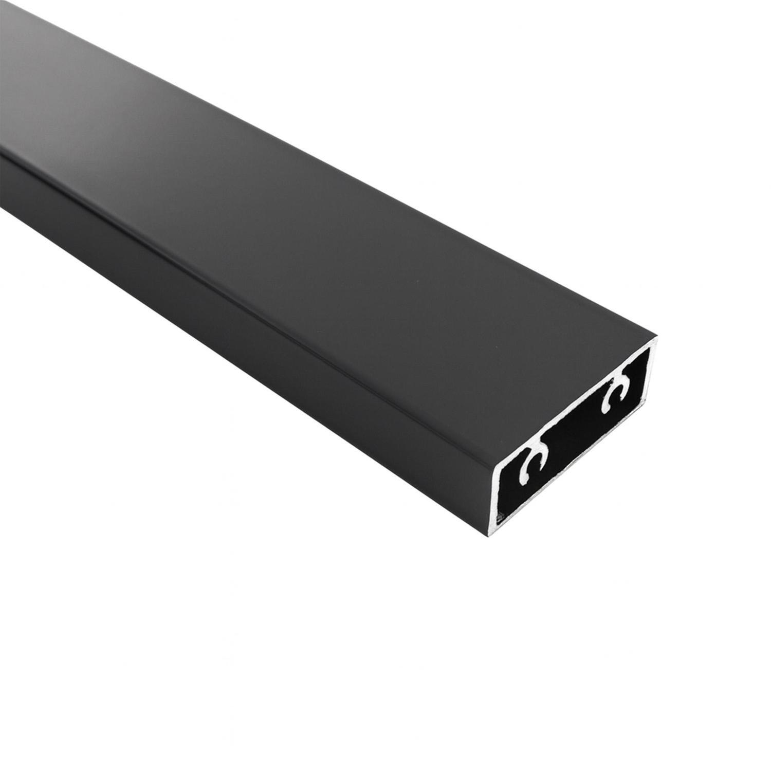 Xpress Fence Slat Centre Support Rail  1800mm  Satin Black