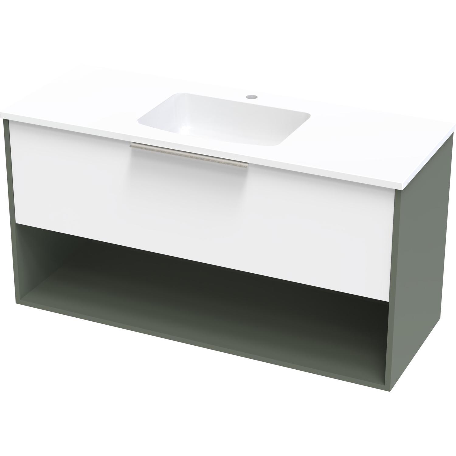 Nikau Grove 1200 Drawer Open Ultra Gloss White/Colour