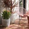 Lightweight Rib Egg Pot Ivory S