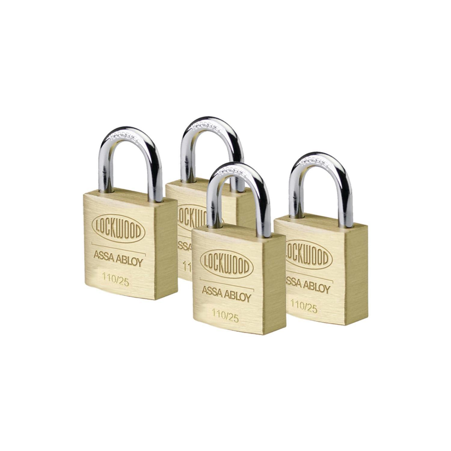 Padlock 4 pack