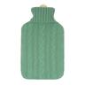 Hot Water Bottle with Knitted Cover 1.9l Olive Hot Water Bottle with Knitted Cover 1.9l Olive
