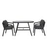 Nepal Outdoor 3 Piece Bistro Setting