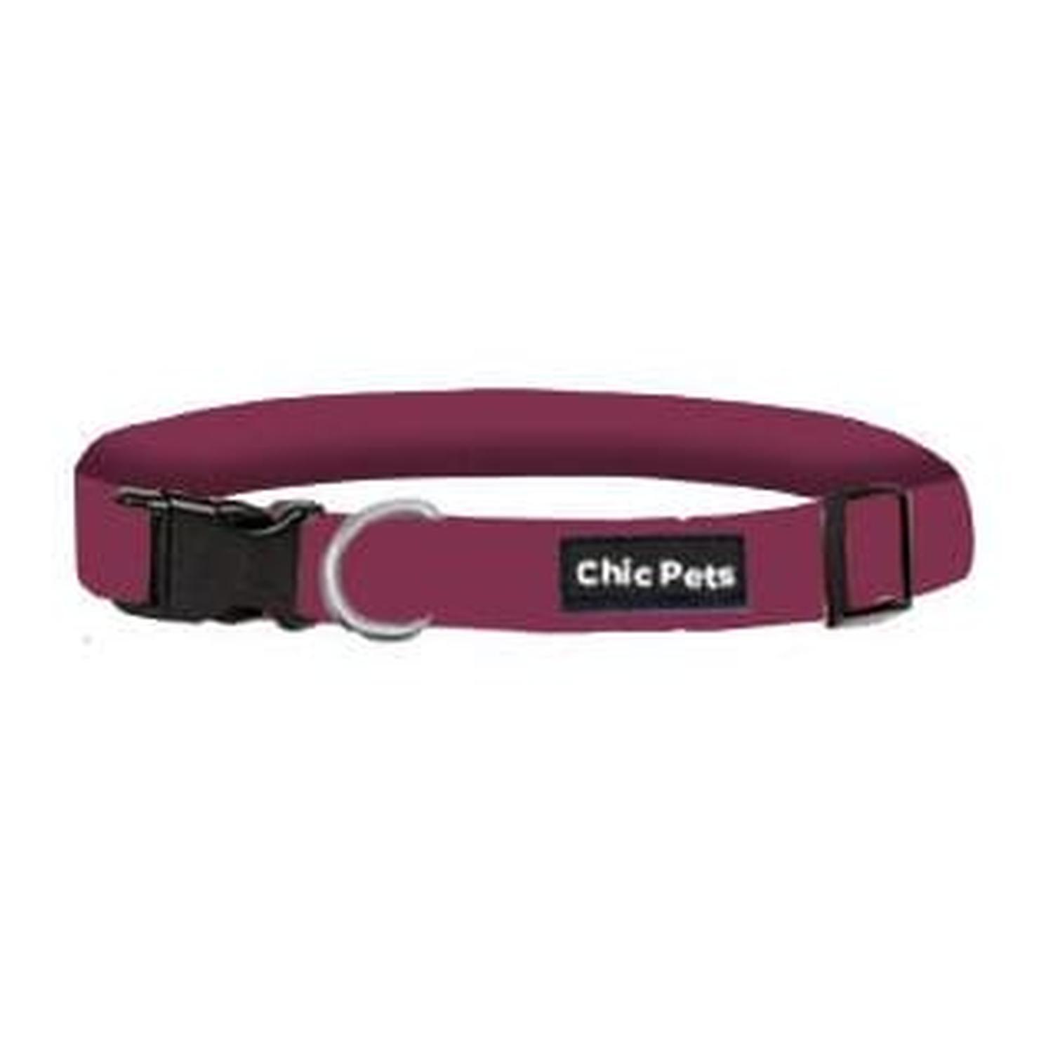City Classic Dog Collar Plum S