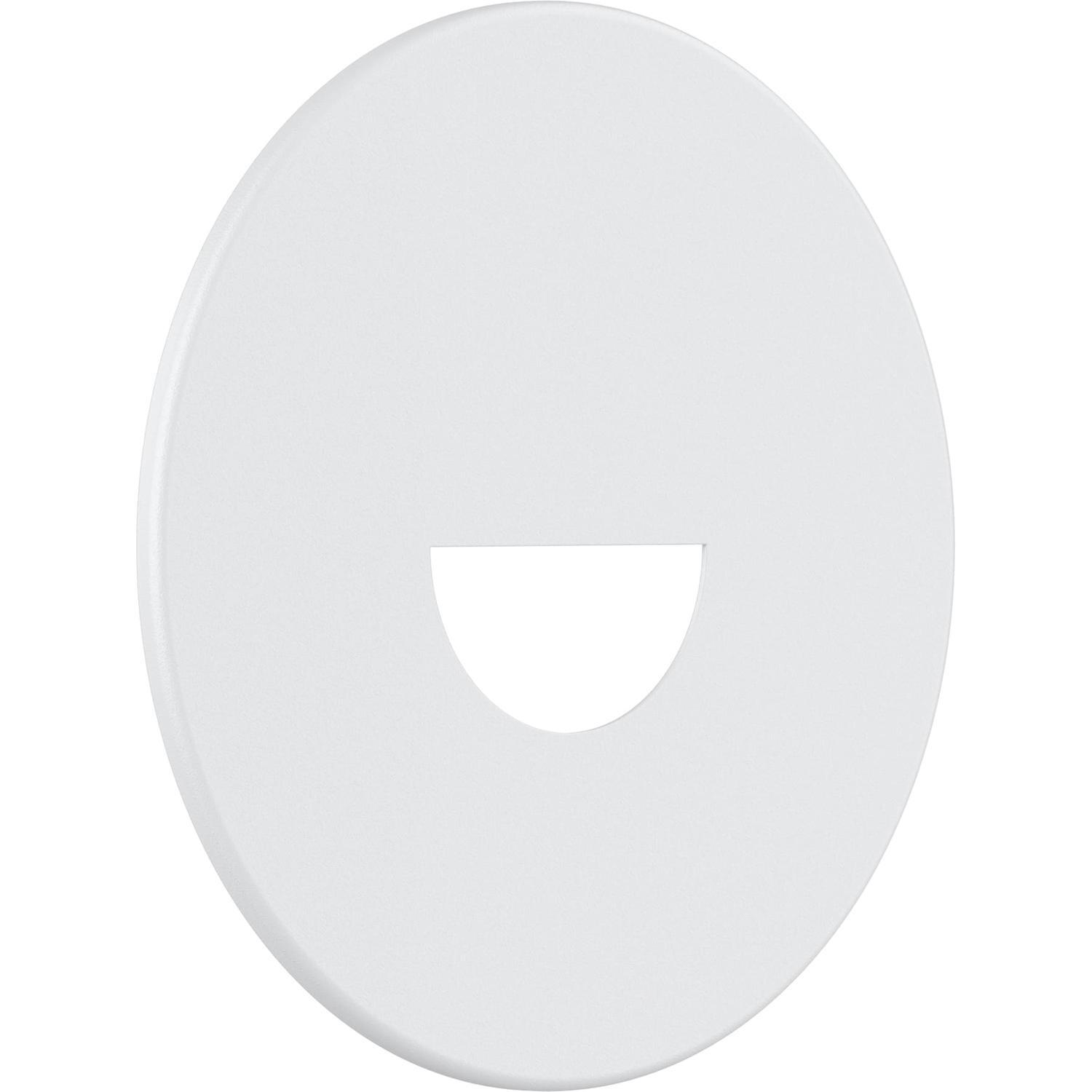 Round Faceplate  White