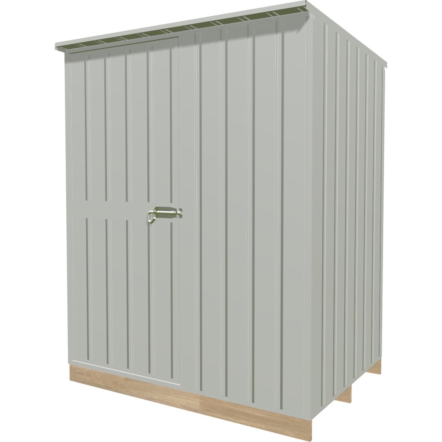 Shed H:1770mm, W:1530mm, D:1080mm Alu-Zinc