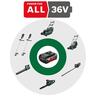 36 Volt Cordless Garden Leaf Dust Blower Handheld 250 Km/h Without Battery (ALB 36Li)