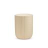 Café and Sun Outdoor Round Side Table  Beige