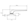 Window Handle High Profile Venting Right-Hand Face Fix  85mm Black