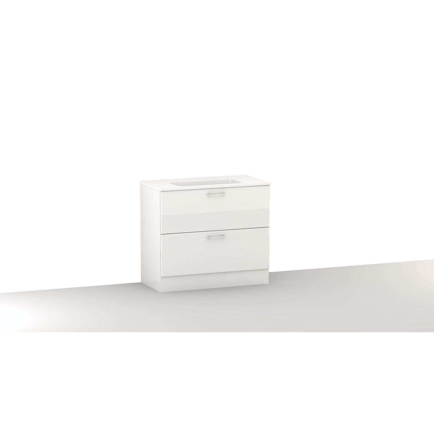 Vanity Combo Floor Standing 750mm Arctic White