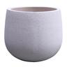Tulip Round Terrazzo Pot M White