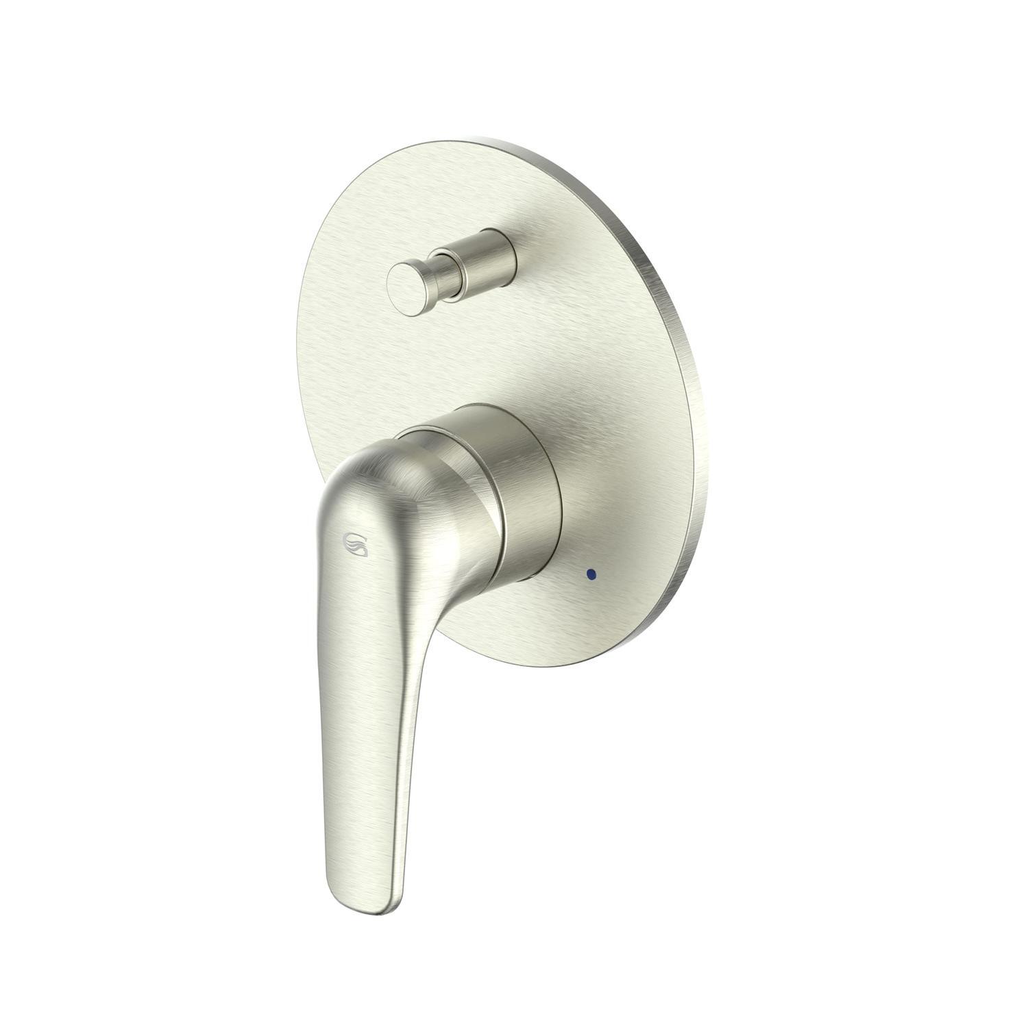 Shower Mixer with Diverter  Brushed Nickle