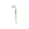 Maia Twin Shower Rail  Brushed Brass