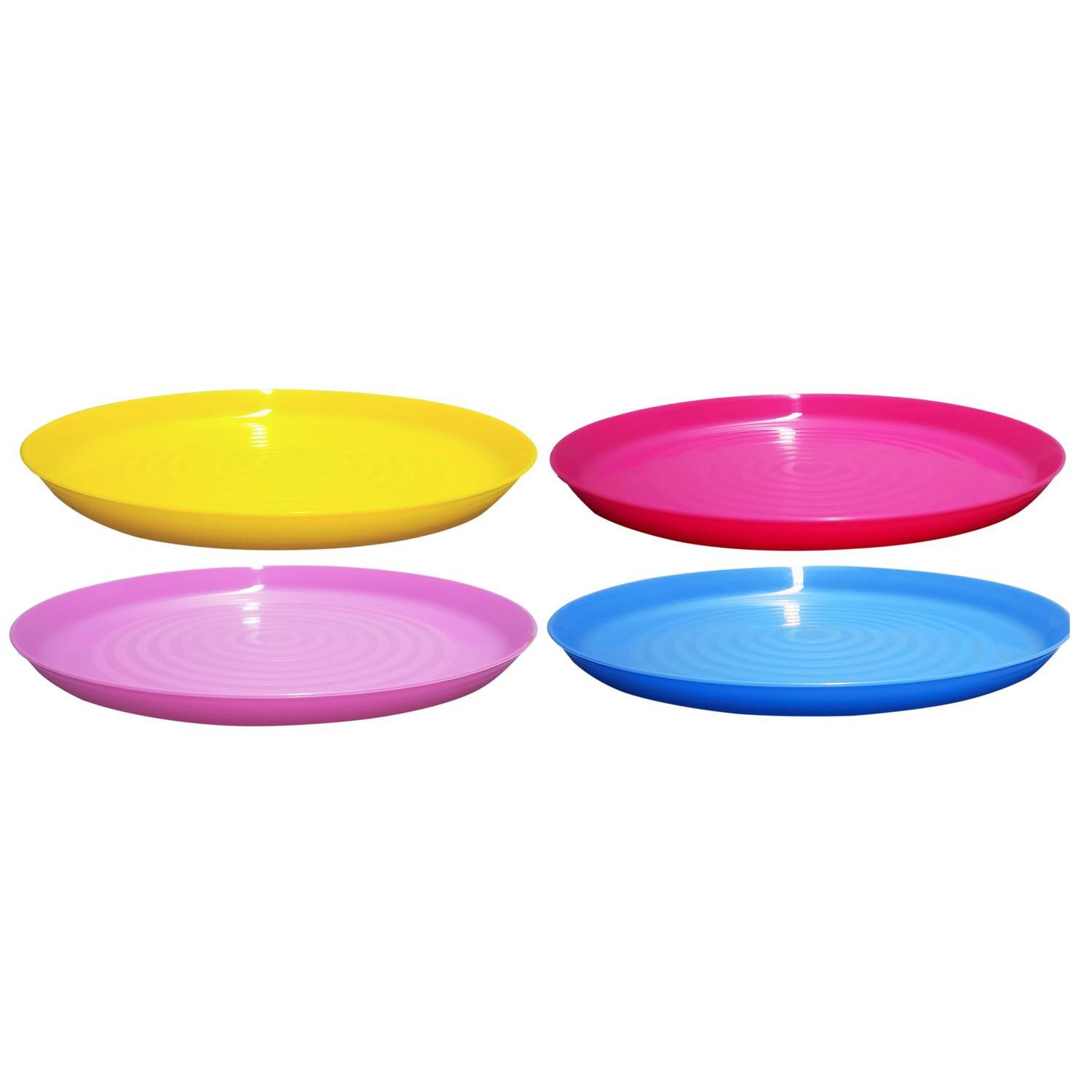 Plastic Plate 4 Set 25cm