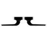 Window Handle High Profile  Right & Left Hand 85mm Black
