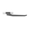 Window Handle Wedgeless Low Profile Right Hand  Silver Pearl