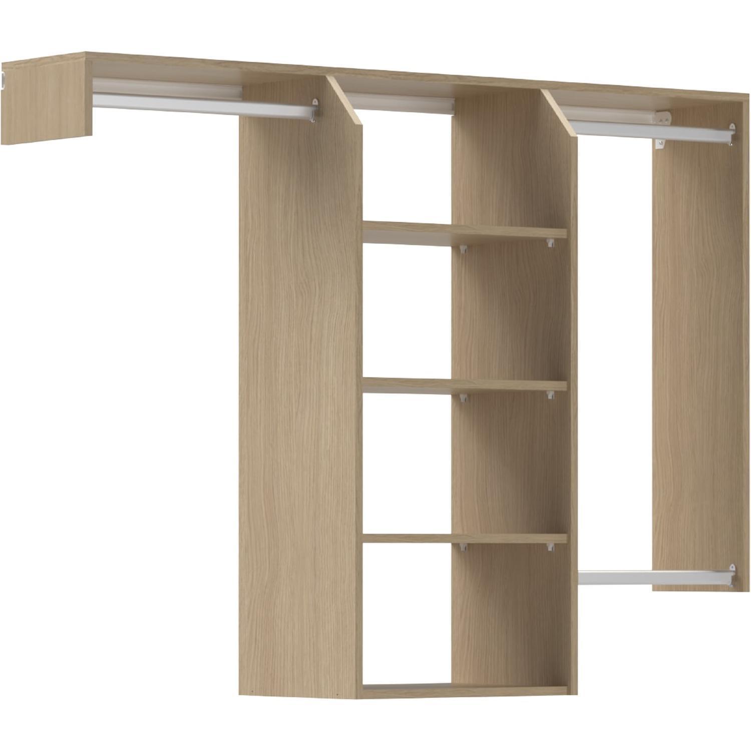 Customisable Wardrobe (Small) 1450-1600 mm Perfect Oak