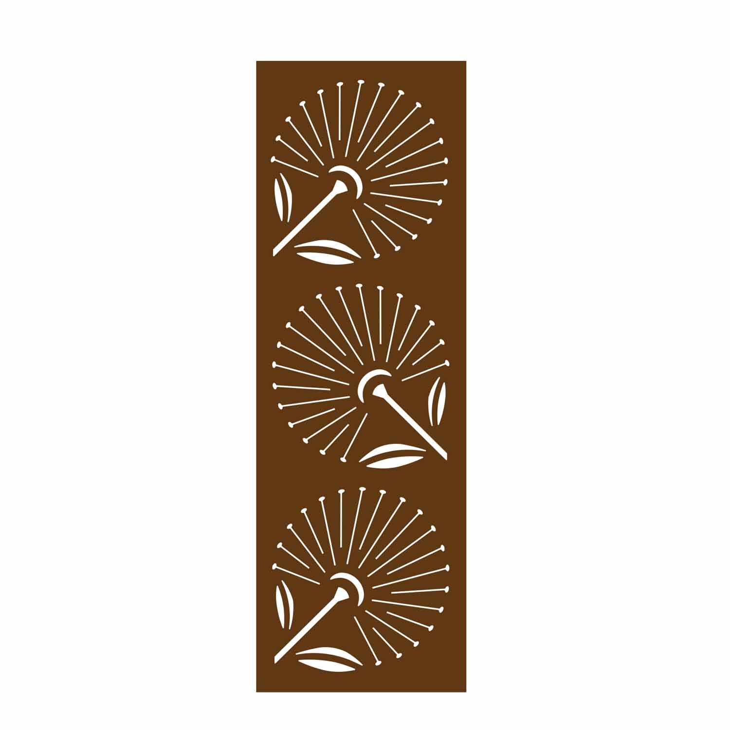 Pohutukawa Decorative Screen 600 x 1800mm Smooth Cedar