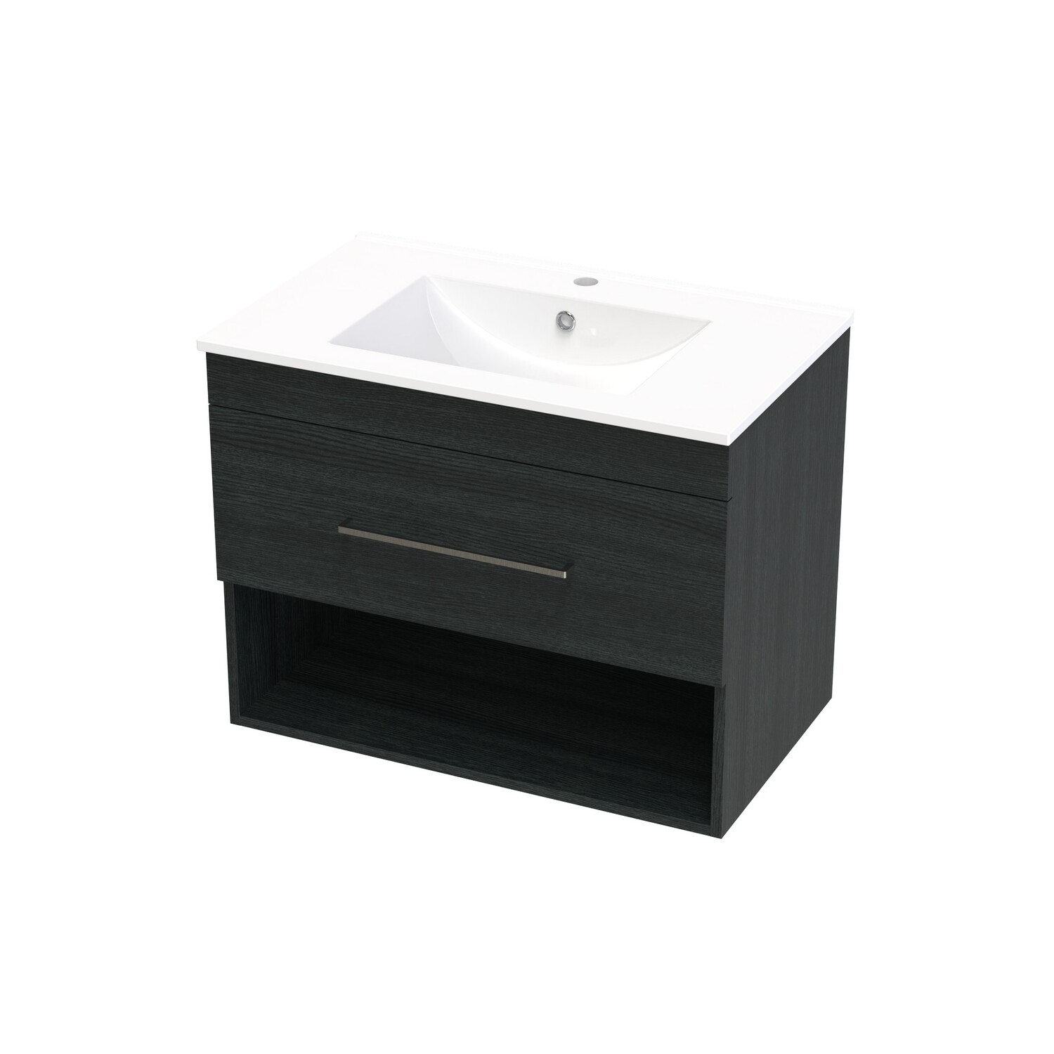 Cashmere Drawer Open Wall Hung Vanity