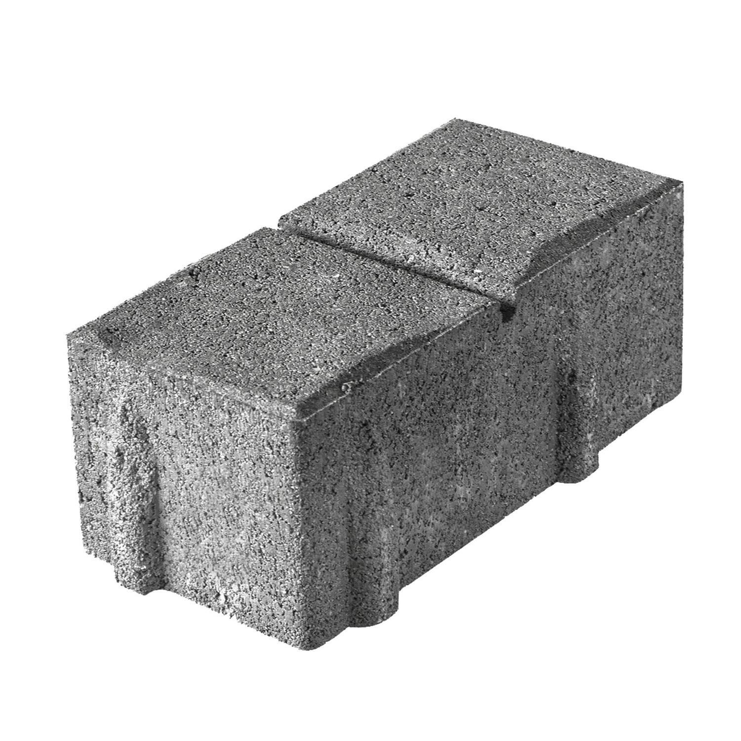 Aquastone Permeable Paver H: 80mm, W: 100mm, L: 200mm Rock Salt