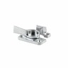 Crescent Sash Window Fastener 74mm Satin Chrome Finish