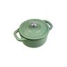 Casserole Dish Cast Iron 100mm Sage Green