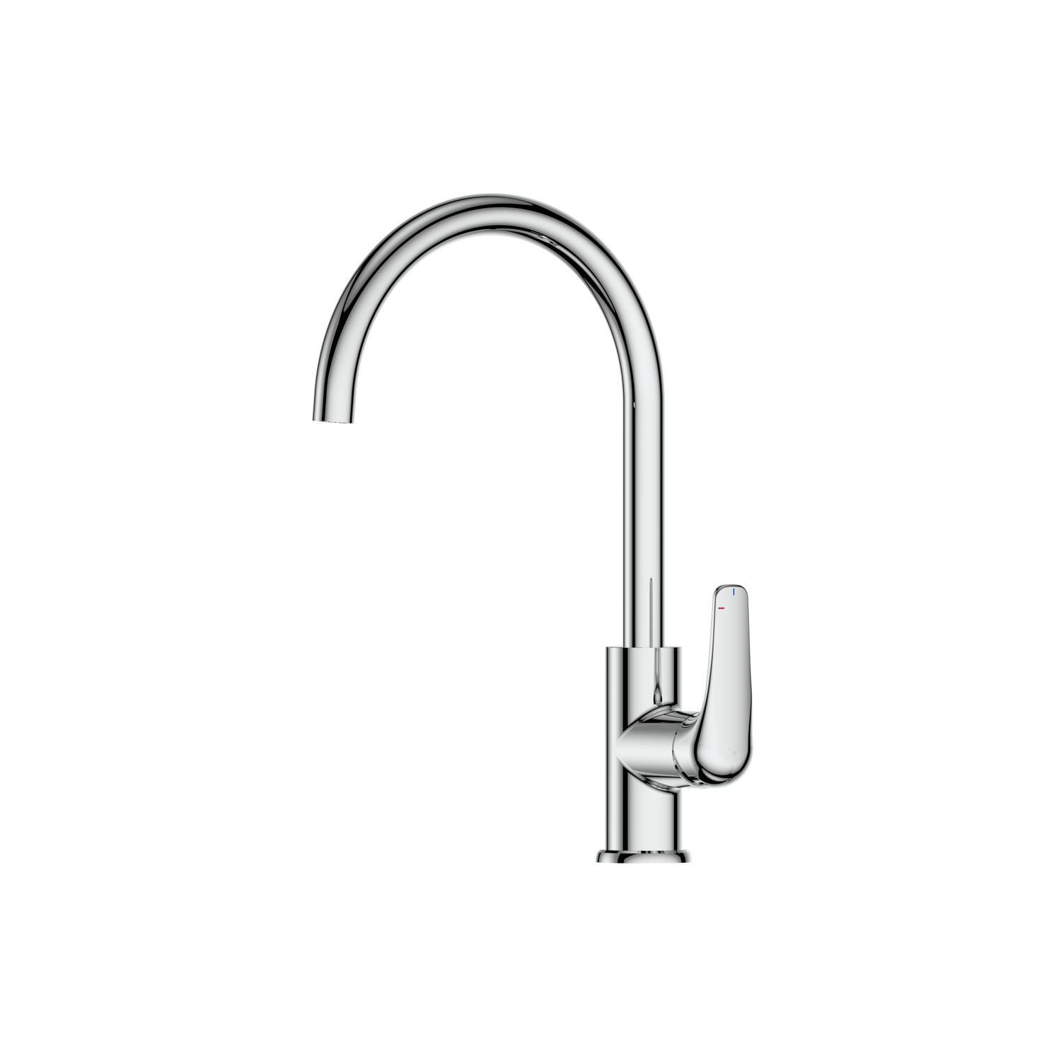 Gooseneck Sink Mixer  Chrome
