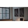 Fern Decorative Screen 600 x 1200mm Black