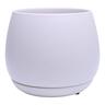 Indoor Addie Pot and Saucer 16cm White